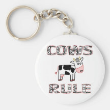 COWS RULE KEY CHAIN