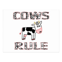 COWS RULE POSTCARDS