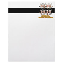 cows stealing my insanity humor cartoon custom letterhead