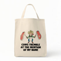 Cows Tremble Canvas Bag