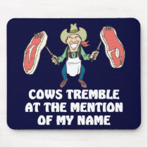 Cows Tremble Mouse Pads
