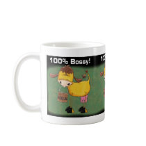 Cows with milk bucket 100% bossy copy mug