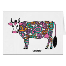 Cowsley Greeting Card