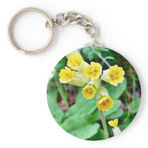 Cowslip Flower Keychain