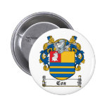 Cox Family Crest Buttons