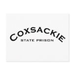 Coxsackie State Prison Logo Postcards