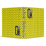 CoXtinkt Pattern Binder Yellow and Black