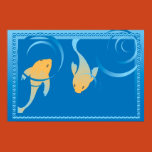 fish, coy, water, pond, outdoors, art