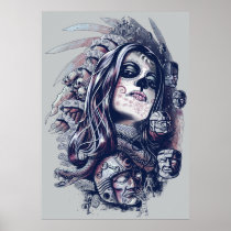 Coyolxauhqui Print