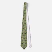 Coyote And Antelope In Yellowstone Park Neck Tie