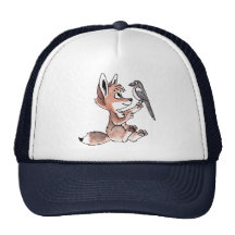 Coyote and Magpie Hat
