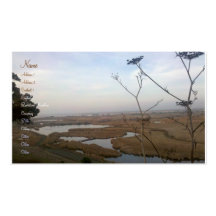 Coyote Hills Calling Card Business Card Template