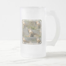 Coyote Images Frosted Beer Mug