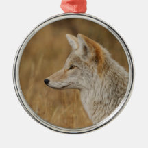 coyote profile ornaments