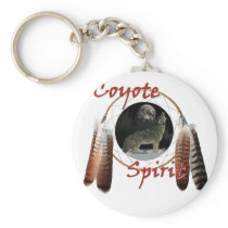 Coyote Spirit Keychain