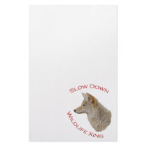 coyote stationery by WorldDesign coyote stationery