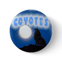 COYOTE TOTEM PINBACK BUTTON