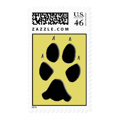Coyote Track Pawprint Stamps by tracker8459