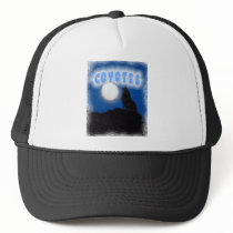 COYOTES - LONER HOWLING AT THE FULL MOON TRUCKER HATS