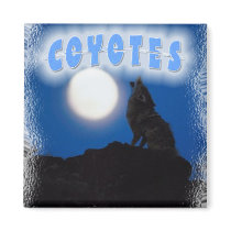 COYOTES - LONER HOWLING AT THE FULL MOON REFRIGERATOR MAGNETS