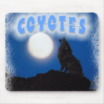 COYOTES - LONER HOWLING AT THE FULL MOON MOUSEPAD