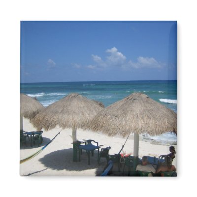 Cozumel Beach Magnet by Firecrackinmama2