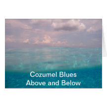 Cozumel Blues Above and Below Cards