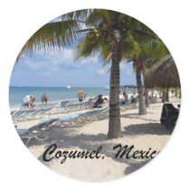 Cozumel, Mexico Round Stickers