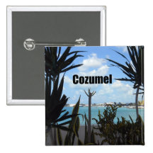 Cozumel Pinback Button