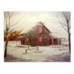 Cozy Cabin Postcard