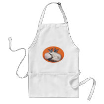 Cozy Couple Siamese Cat Apron