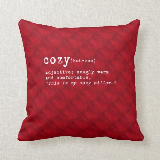 cozy pillow