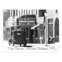 Cozy Theatre postcards