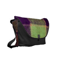 Cozy Warm Plaid Courier Bag