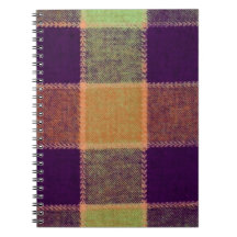 Cozy Warm Plaid Pattern Notebooks