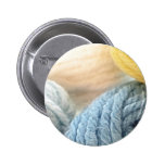 Cozy Yarn Pinback Button