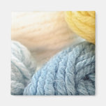 Cozy Yarn Refrigerator Magnet