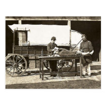 cp1563 Army Medical Wagon postcards