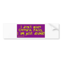 cp_drunk bumper stickers