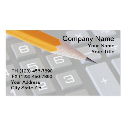 CPA Business Cards (front side)