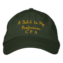 CPA embroidered hats