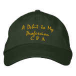 CPA EMBROIDERED BASEBALL CAPS