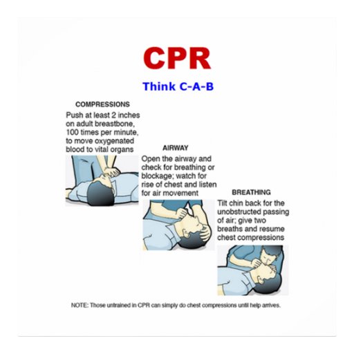 CPR Poster Zazzle