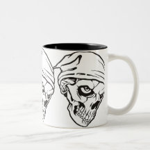 Cr�ne of pirate for Halloween - Coffee Mug