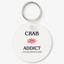 Crab Addict keychains