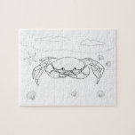Crab Adult Coloring Puzzle