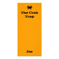 Crab and Seafood Restaurants Rack Cards