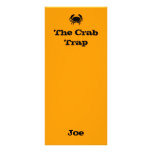 Crab and Seafood Restaurants rack cards