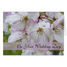 Crab Apple Blossoms Second Marriage Greeting Cards