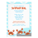 CRAB BOIL Seafood Party Bridal Shower Invitation
